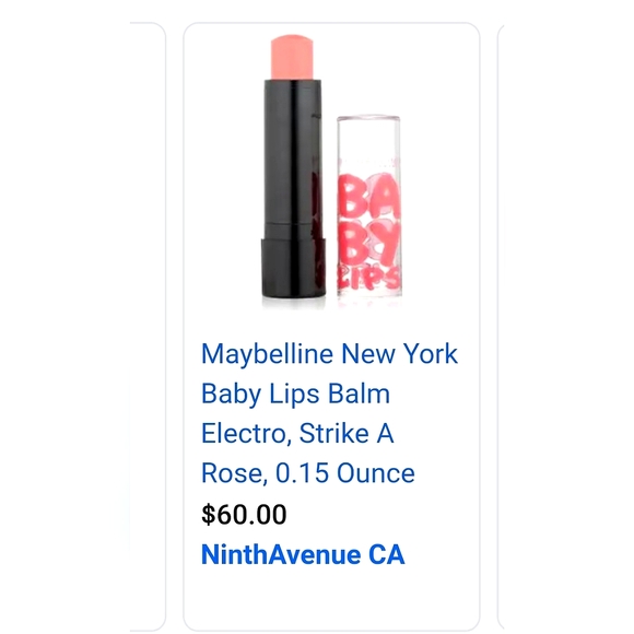 Maybelline BABY LIPS- Limited Edition "Strike a Rose" Moisturizing Lip Balm - Picture 9 of 11